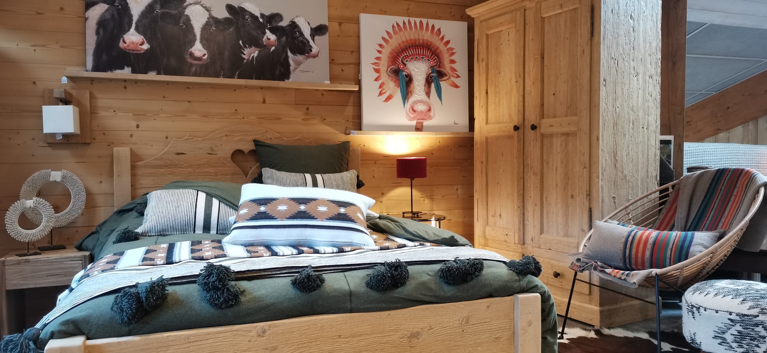 chambre à coucher déco far west
