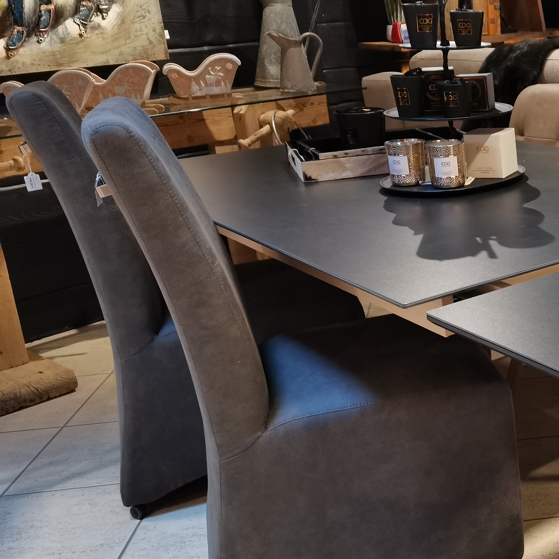 chaise en velours
