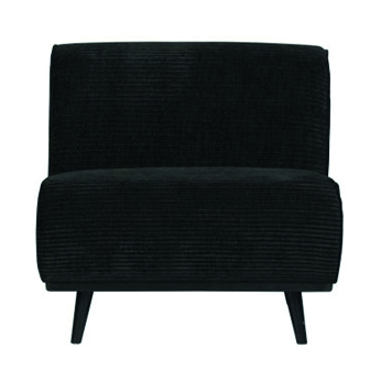 fauteuil noir velours